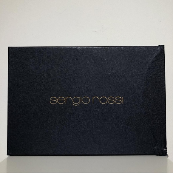 Sergio Rossi High Heel Python Sandals - Green - Picture 6 of 7